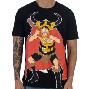 CAMISETA ONE PIECE LUFFY - PRETO