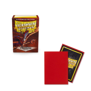 DRAGON SHIELD: MATTE SLEEVES - STANDARD SIZE - CRIMSON