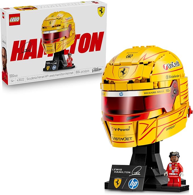 CAPACETE DO LEWIS HAMILTON DA SCUDERIA FERRARI HP