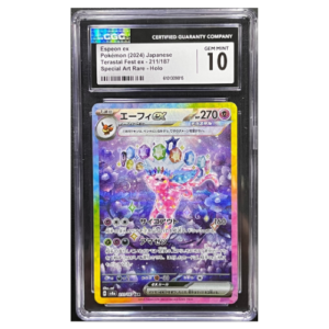ESPEON EX TERASTAL FEST EX - 211/187 SPECIAL ART RARE - HOLO CGC 10