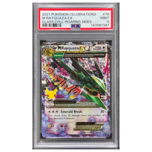 M RAYQUAZA EX CLASS.COLL-ROARING SKIES PSA 9