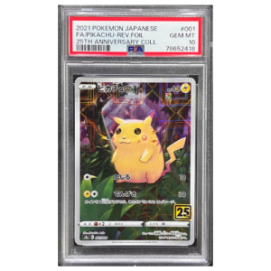 FA/PIKACHU-REV.ROIL 25TH ANNIVERSARY COLL. PSA 10