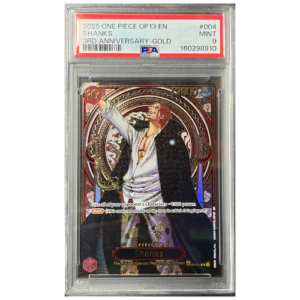 SHANKS 3RD ANNIVERSARY-GOLD PSA 9