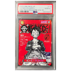 MONKEY D. LUFFY ONE PIECE MAGAZINE VOL.20 PSA GEM MT 10