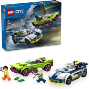 PERSEGUICAO DE CARRO DA POLICIA E MUSCLE CAR