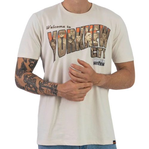 CAMISETA JUVENIL HUNTER X HUNTER CITY - AREIA